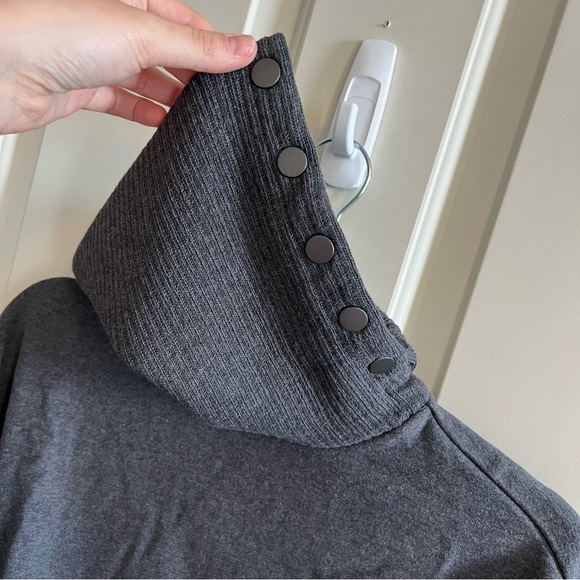 Studio Park | Regular Sweatshirt Dress in Charcoal Grey - Picture 7 of 12